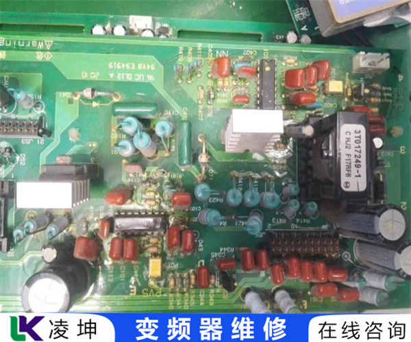 欧林变频器运行无输出维修 电位器不能调速