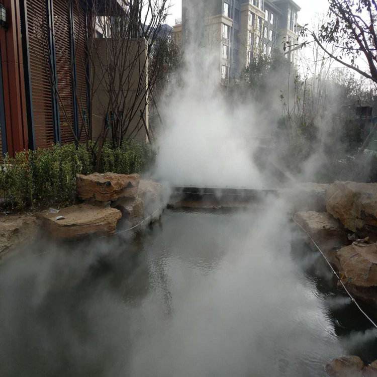 重庆綦江公园景观喷雾设备 园林景观造雾安装厂家
