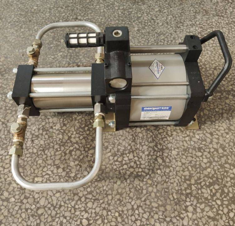 压缩空气增压设备 气体压力放大器 空气加压泵赛思特
