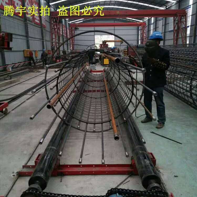 高铁建筑滚笼机安徽买1.5米钢筋笼缠绕机工程深孔打桩钢筋笼绕圈机