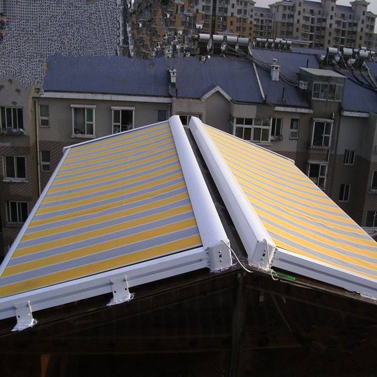 北京定做遥控电动智能伸缩式遮阳天幕遮阳篷阳光房雨棚蓬上门测量安装