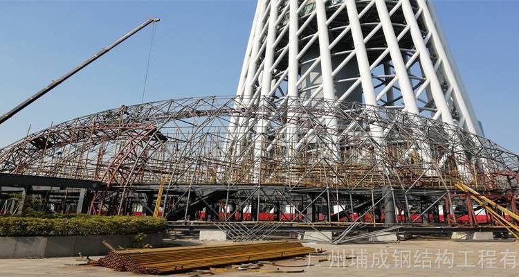 佛山南海区顺德区球网架一平方,广州埔成钢构公司真的可靠