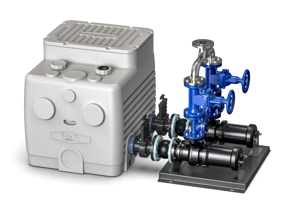 硬派PWT1000V40-12-2.2TW2P污水提升器-流量:40m³/h扬程:12m