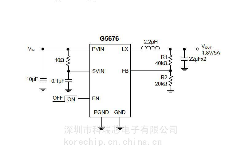 GMT致新 G5676F11U 5A同步降压转化器 科瑞芯电子深圳热销