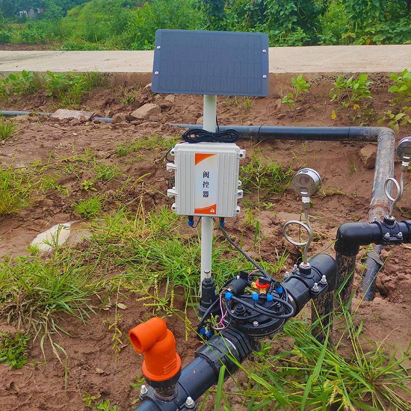 睿农科技农田灌溉控制器安装调试数据远程灌溉控制系统无线阀控器