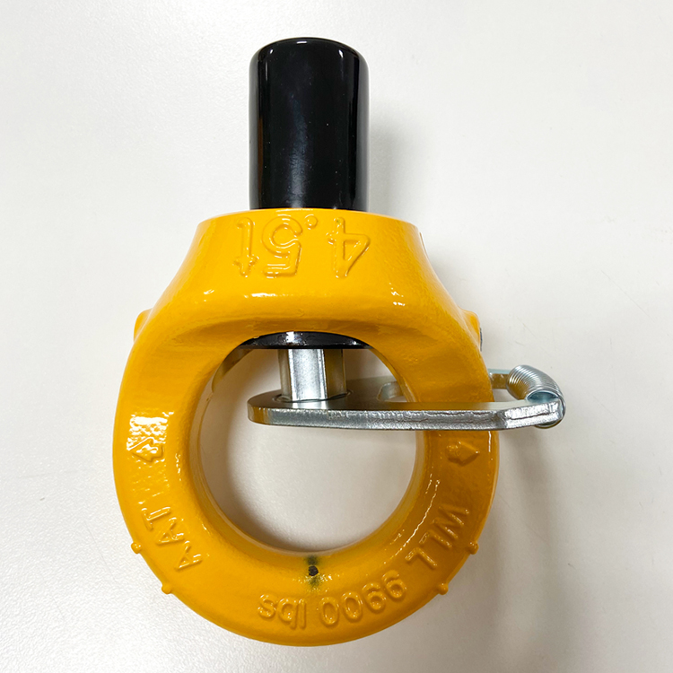 UNC螺纹带止动片眼型吊环 提高安全性 360度旋转