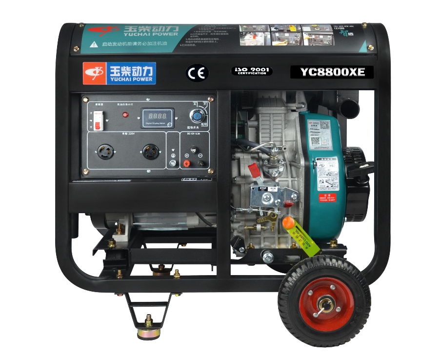YC4800X开架柴油发电机-额定功率:3.5kVA最大功率:3.75kVA