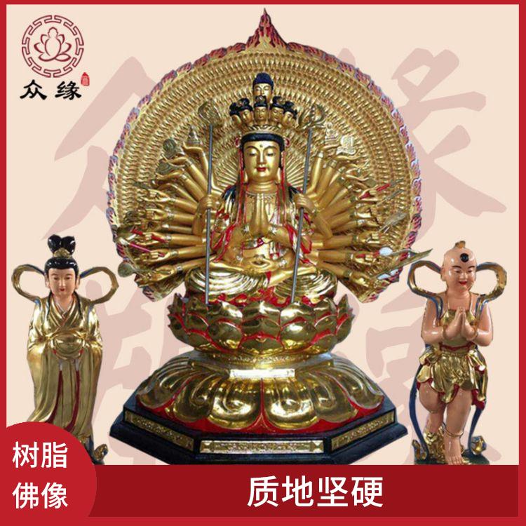 云南贴金大悲母佛像 防水防潮 不易受到气候和环境的影响