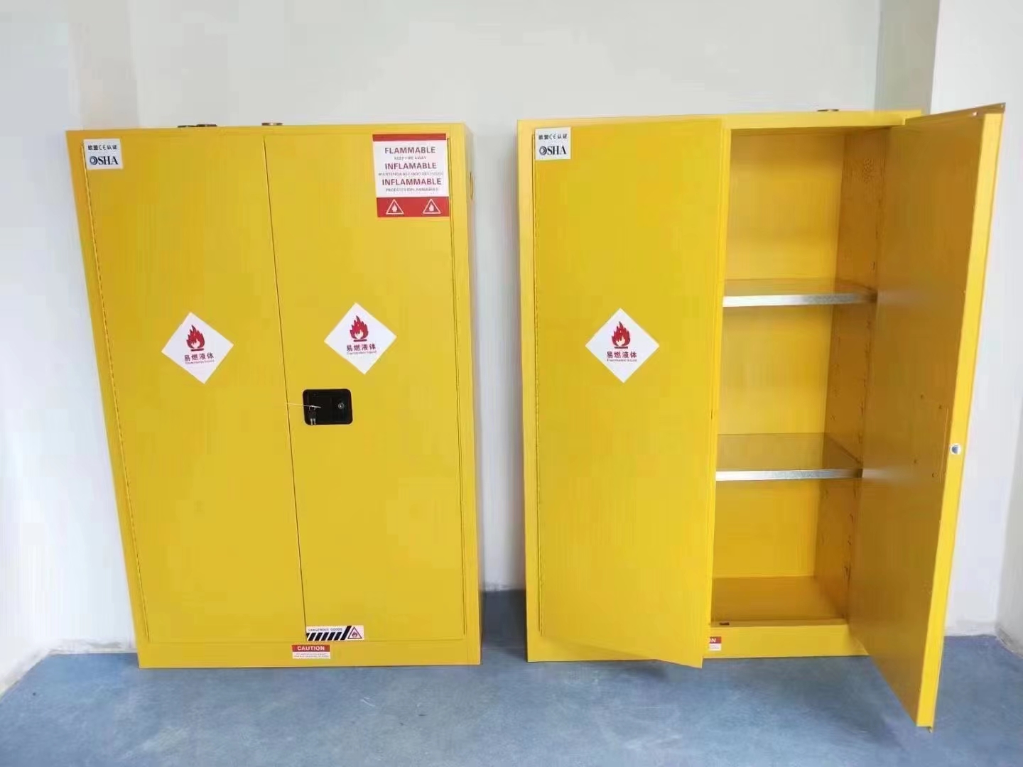 工业防火防爆柜 机械防盗双锁易 危险化学品储存柜