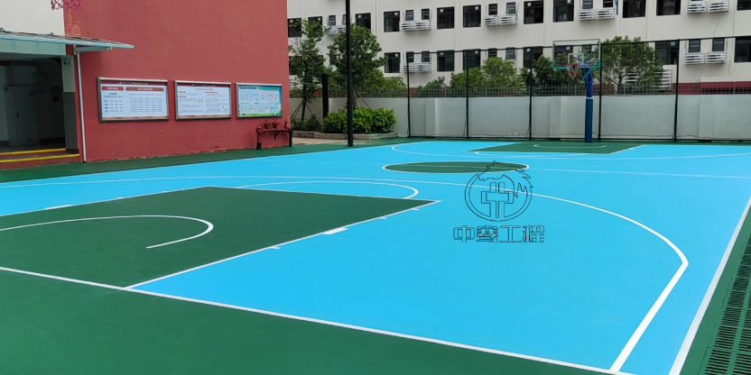 湛江标准篮球场施工厂家 欢迎来电 广东中骞工程供应