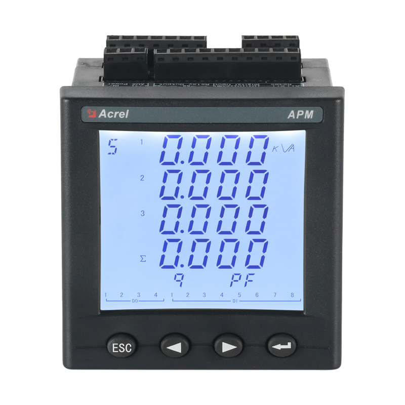 安科瑞APM800多功能三相电表电能质量分析仪交流电度表0.5S级度