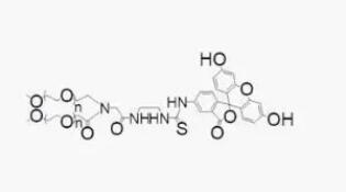 Y-shape PEG Fluorescein..