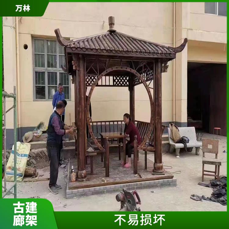 开封古建廊架价位 中式典雅 木质古建