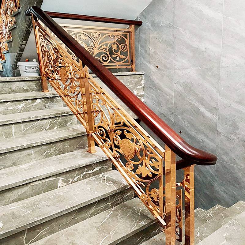 玉 林 新中式古典效果铜艺雕刻楼梯 让你欣赏一屋雅致 Ag312