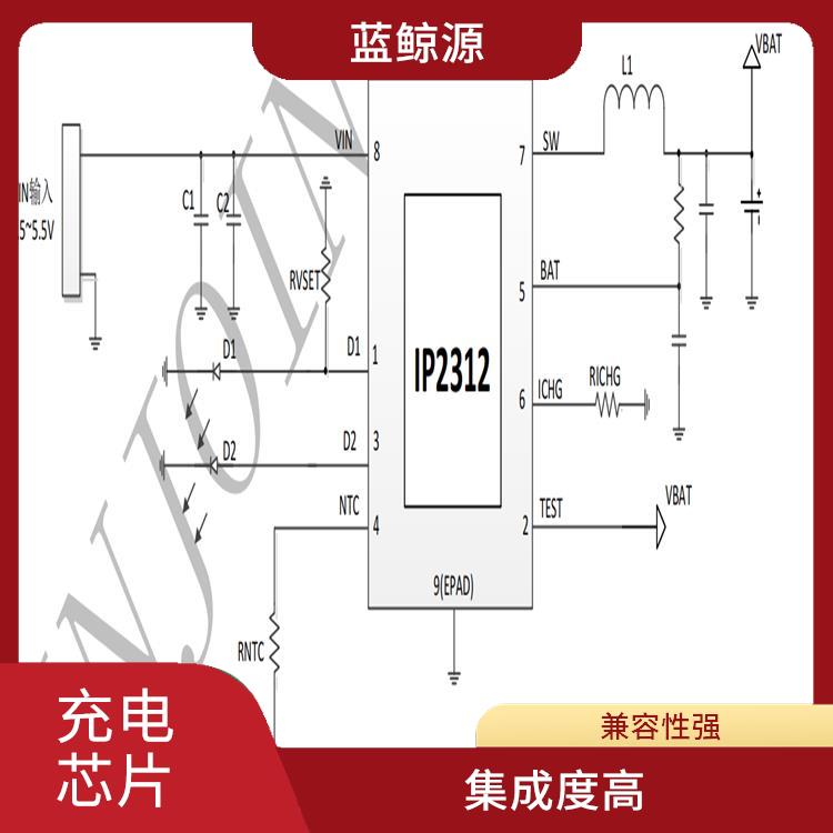 支持多種充電模式 低功耗設(shè)計(jì) 內(nèi)置MOS管充電IC