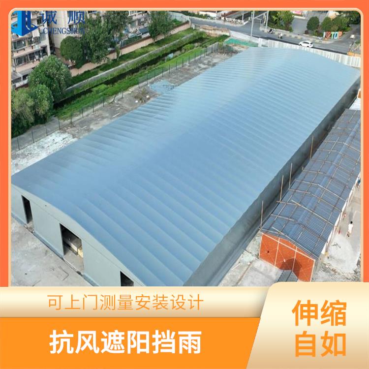 秦皇岛电动雨篷 楼顶遮阳防雨活动蓬 可根据需求定制