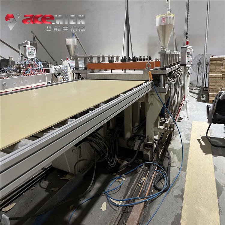 PLC远程控制系统 木饰碳晶板生产线 艾成机械