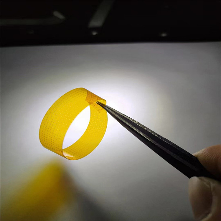 pet薄膜激光切割 绝缘胶片异形切片 PI膜激光打孔蜂窝孔加工