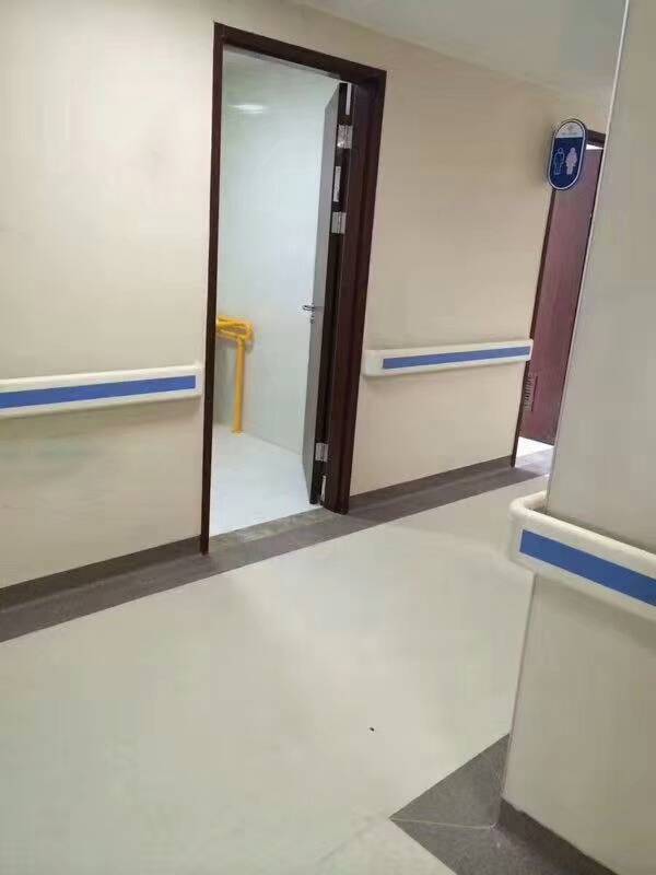 供应防撞护墙板医院走廊140MM过道扶手 靠墙扶手工程直供
