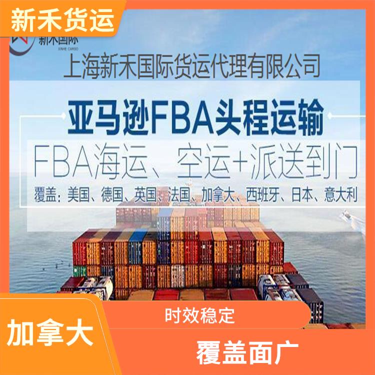 上海到加拿大FBA海运 适应性强 完善的服务体系