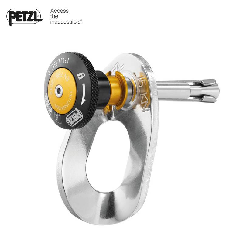 PETZL攀索12mm带锁定功能的可拆锚点 攀岩探洞锚点P37S 12