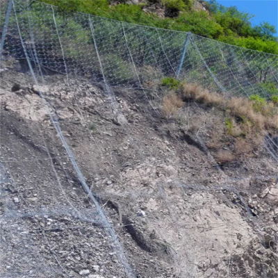 山体防护矿山防护网公路边坡防护网钢丝绳网主动被动防护网