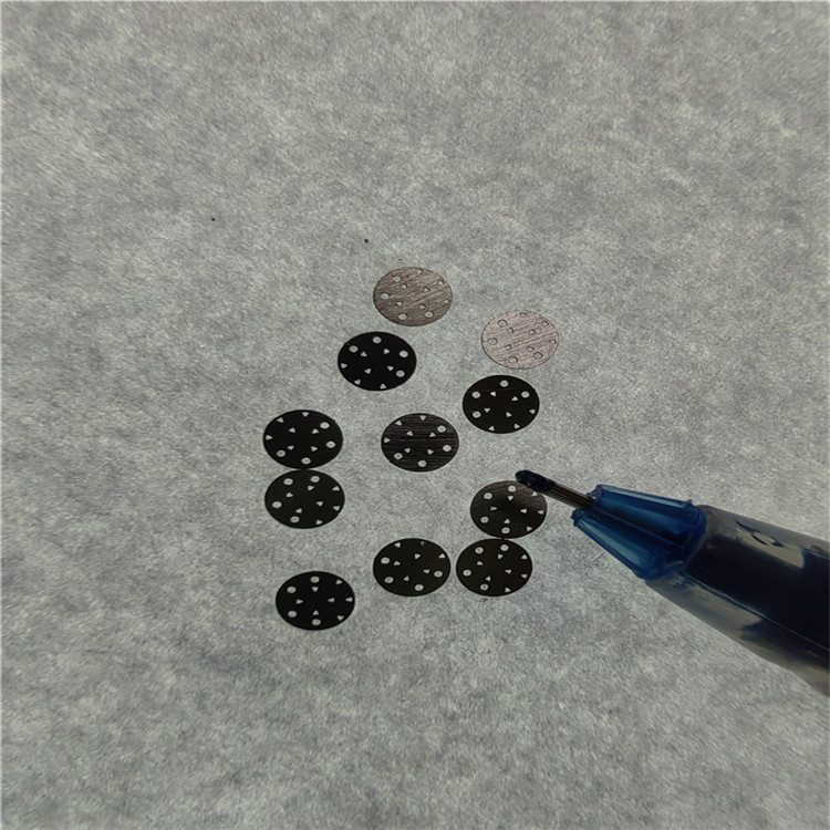 薄硅钢片异形切割 钼片激光打孔细孔盲孔阵列孔加工 来图定制