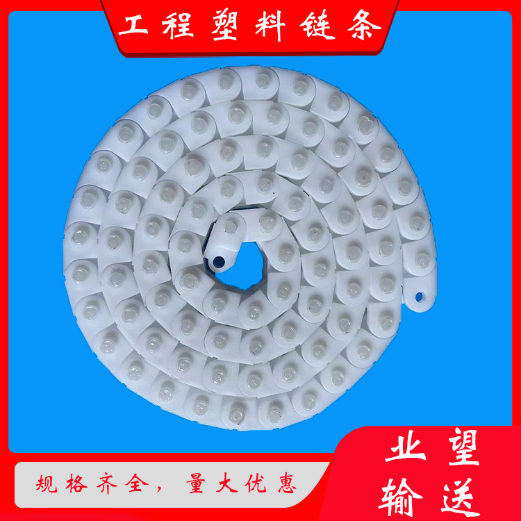 上海业望60P全PP塑料链条 厂家提供塑料链条