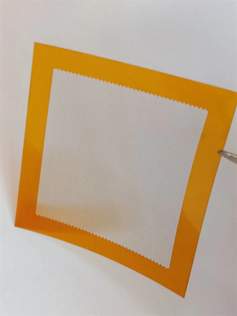 0.05mm聚酰薄膜激光切割 PE材料外形切割激光穿孔微小孔加工 来图定制
