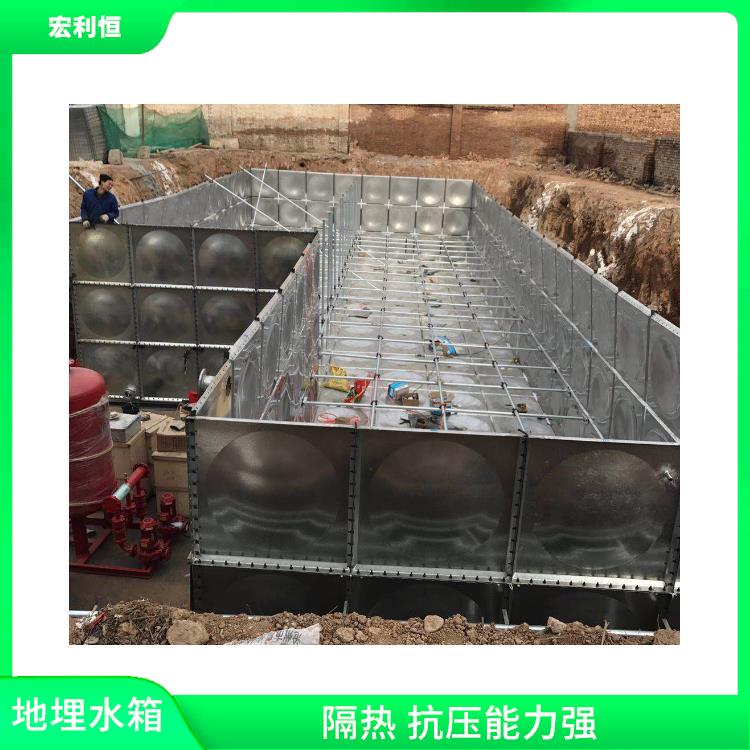 吉林地埋箱泵一体化水箱厂家 节省空间 保证水箱内水温的稳定