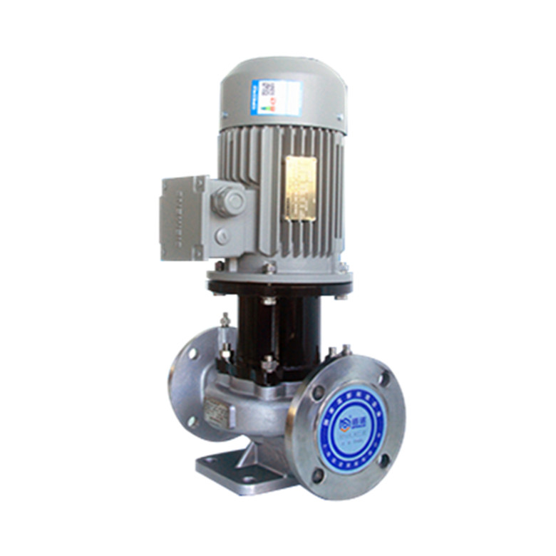 IMC-L磁力管道离心泵 立式无泄漏化工泵 不锈钢单级单吸水泵