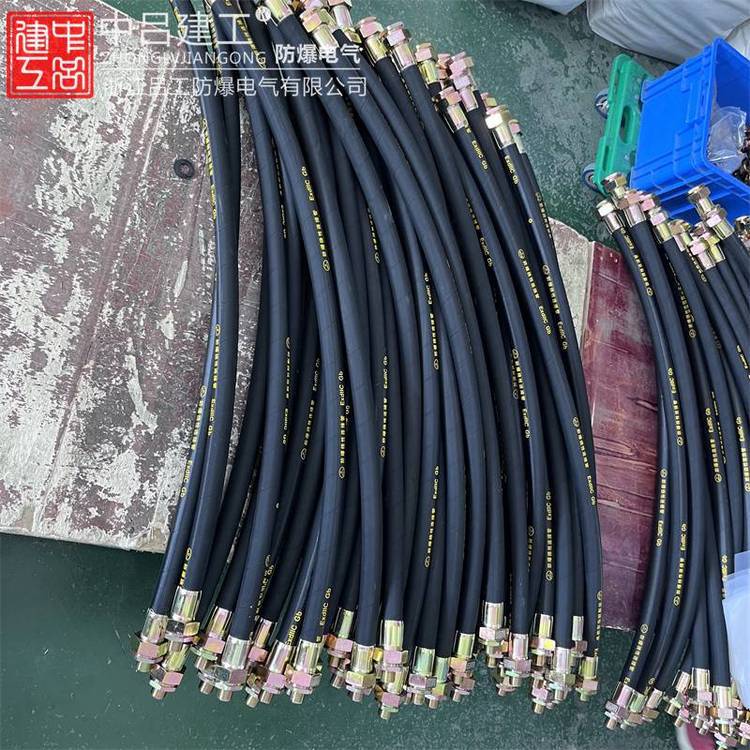 防爆挠性连接管穿线绕线管 软管接线钢丝编织金属BNG