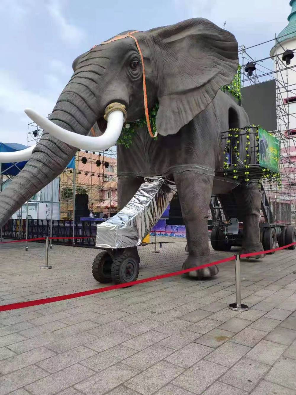2024商场巡游机械大象出租大型巡游机械大象出租展览