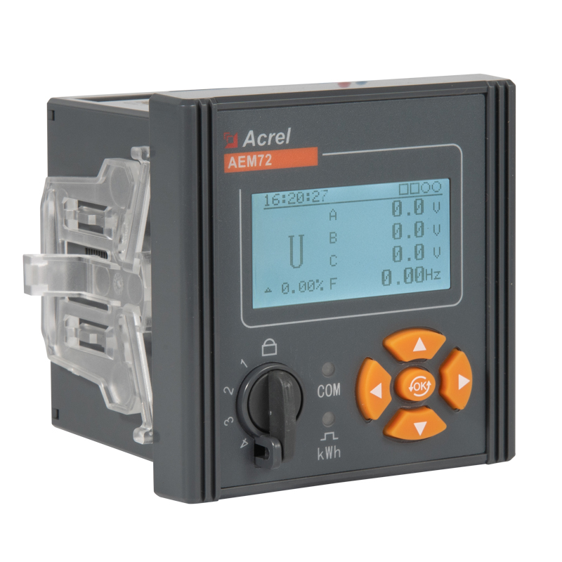 安科瑞AEM72谐波测量仪表三相电流电压表复费率电能统计需量事件记录电能表