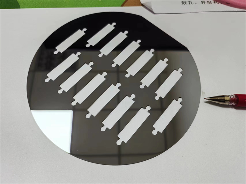二氧化硅激光切割划片 单晶硅激光打孔刻槽改小加工个性定制
