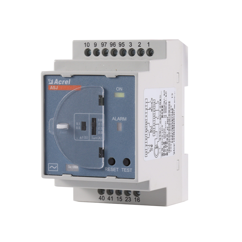 安科瑞ASJ10-LD1A智能漏电流继电器自动复位型剩余电流继电器带DO