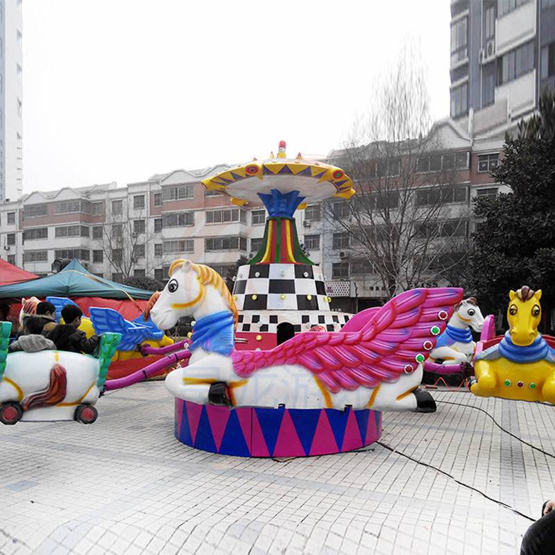 广场小型儿童弹跳机互动性强卡通袋鼠跳昊龙游乐供应