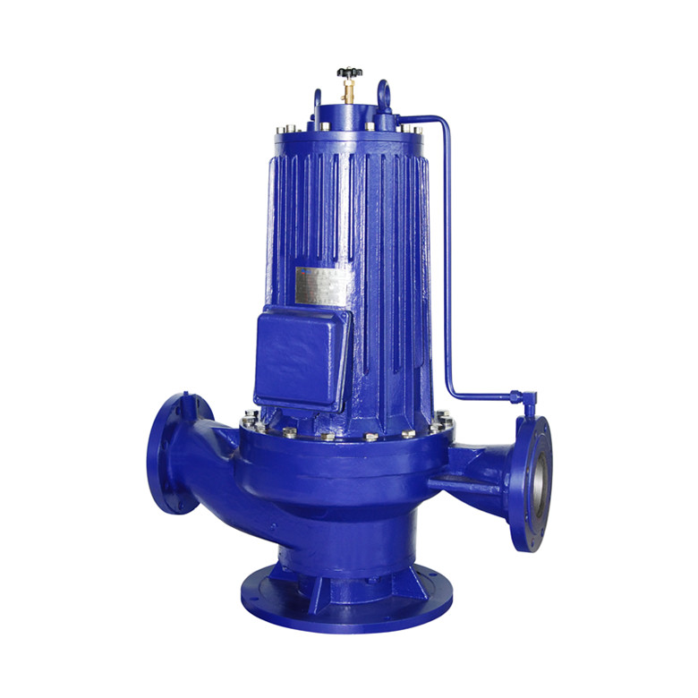 G型管道屏蔽电泵 低噪音无泄漏工业增压泵 立式单级离心泵