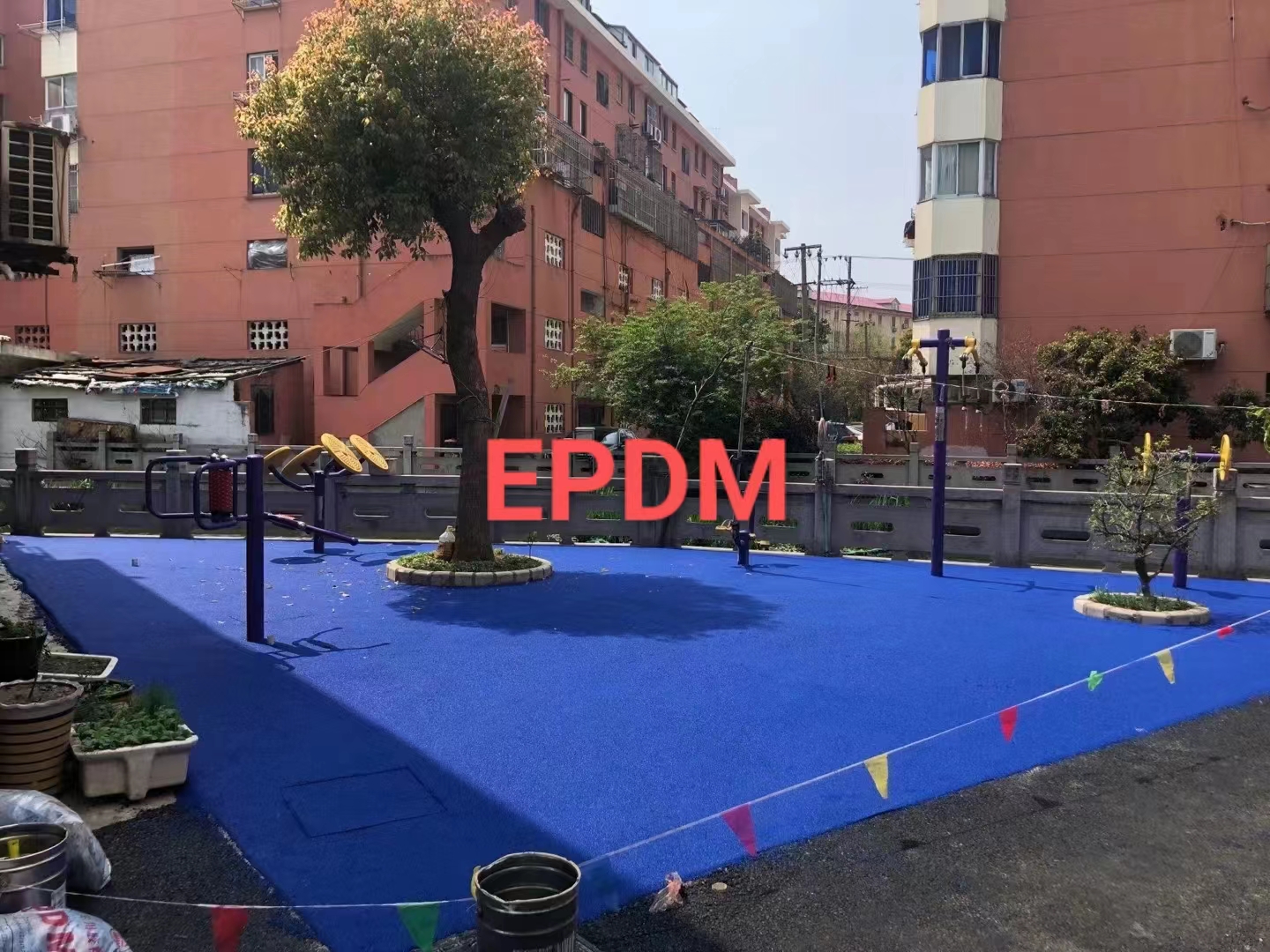 EPDM塑胶跑道施工