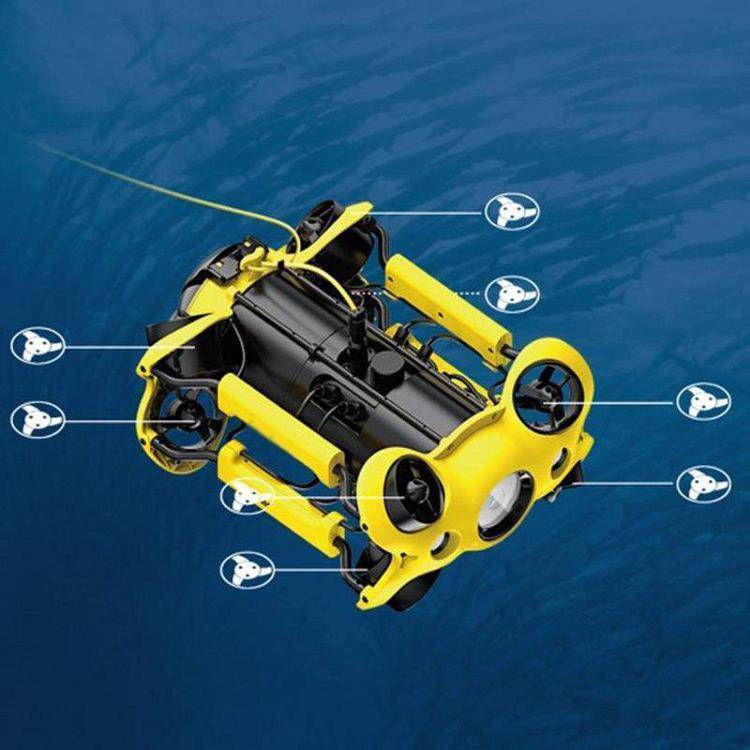 水下搜寻救援机器人遥控水下潜水搜救器水域救援打捞探测器