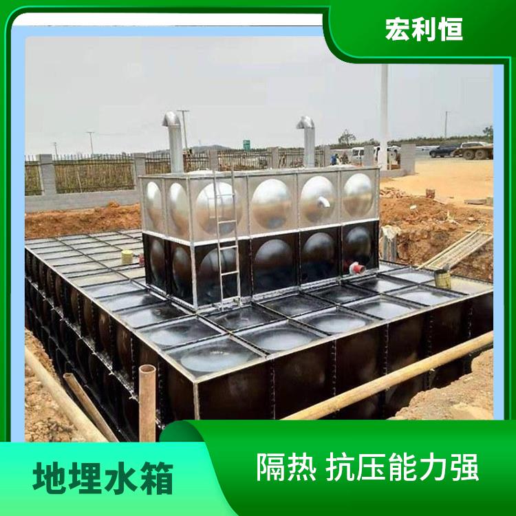 广西地埋箱泵一体化水箱厂家 节省空间 保证水箱内水温的稳定
