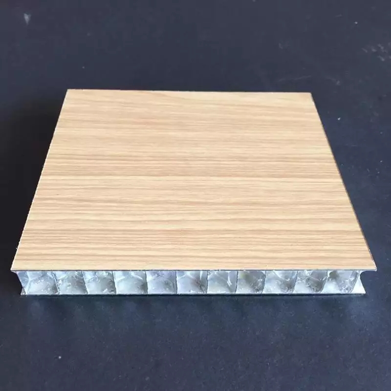 蜂窝铝单板 木纹铝蜂窝板 墙面复合铝合金蜂窝板