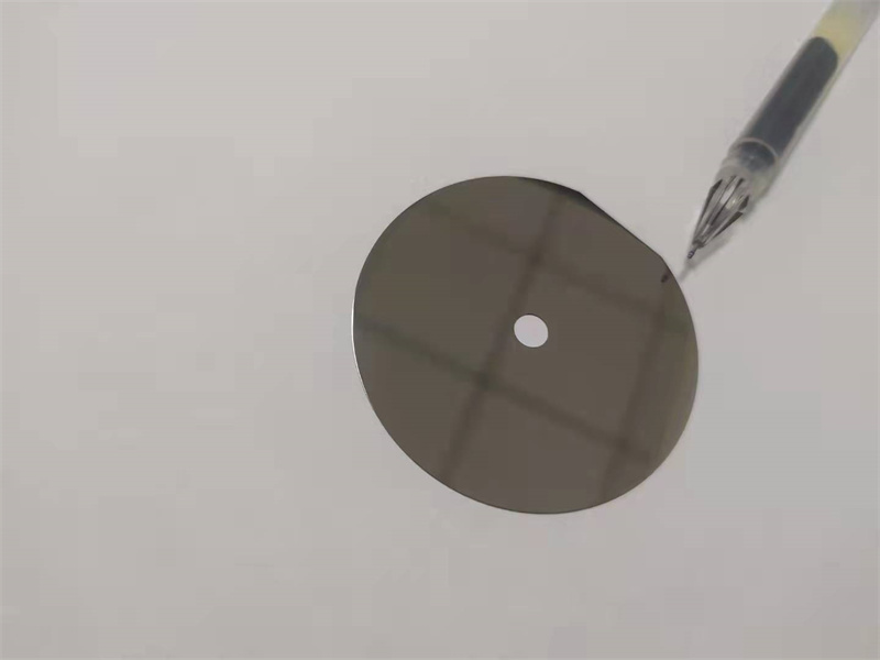 单晶硅片异形切割 双面研磨片硅片激光打孔晶圆激光划片个性定制