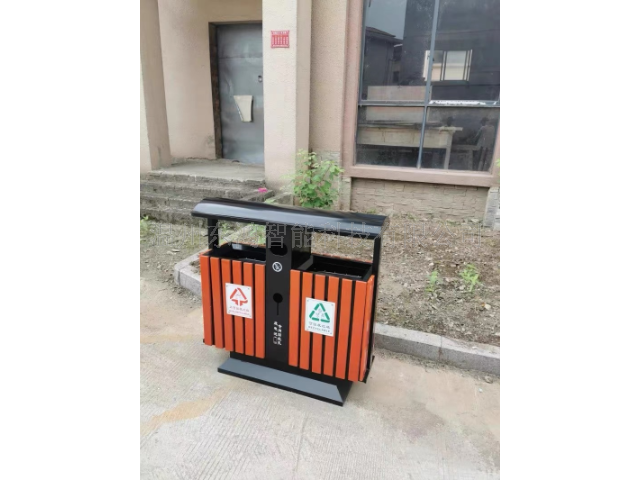 安徽新型垃圾箱公园室外果皮箱双桶 值得信赖 温州东鸿智能科技供应