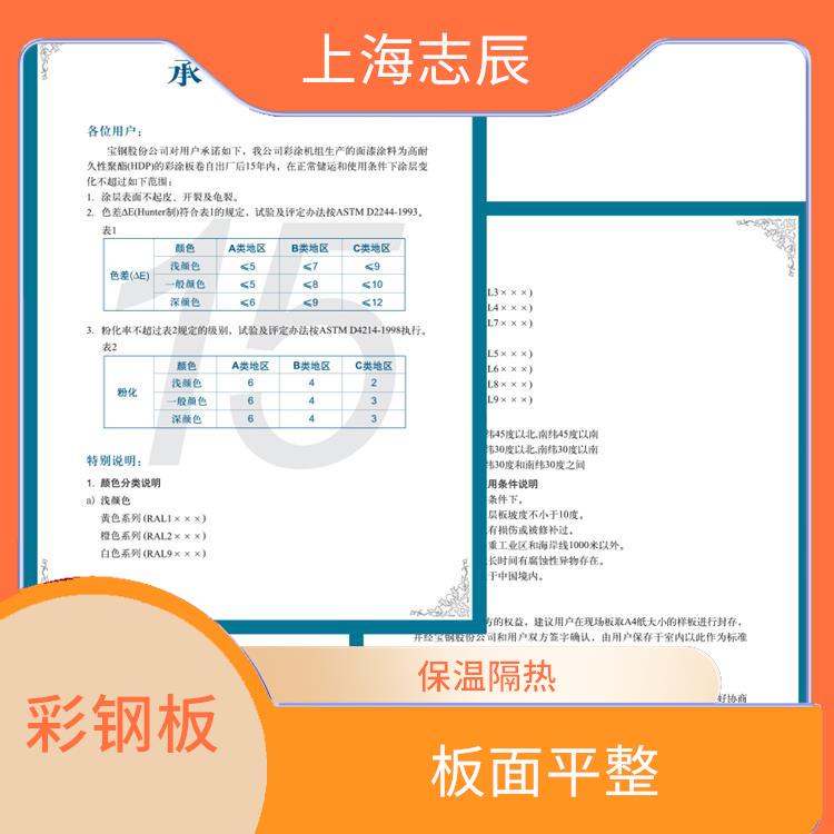 氟碳彩涂卷 保温隔热 不需另做防水处理