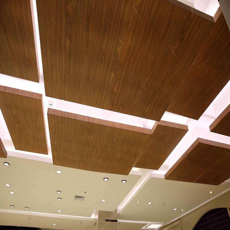 铝蜂窝板定制复合板 木纹石纹铝蜂窝大板天花隔音防潮吊