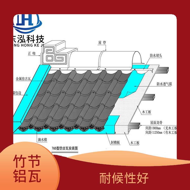 南京铝合金瓦批发价 耐候性好 不易变形 褪色和老化