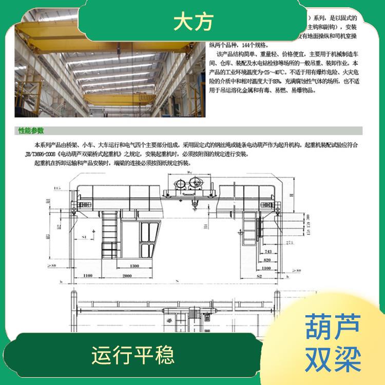 LH葫芦桥式双梁起重机 适应性强 起重能力强