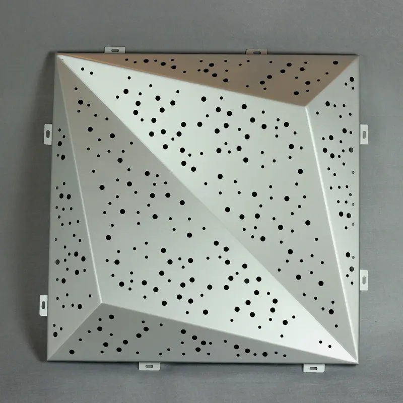 三角形铝单板 外墙广告牌立体造型铝单板