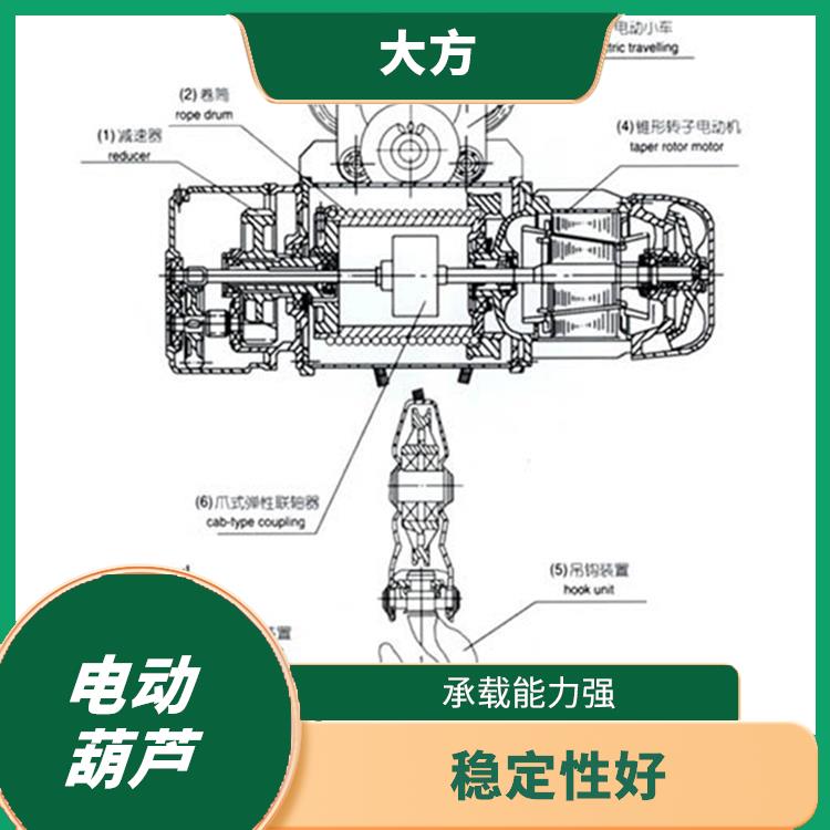 豫工牌电动葫芦 轻便易携 使用寿命较长